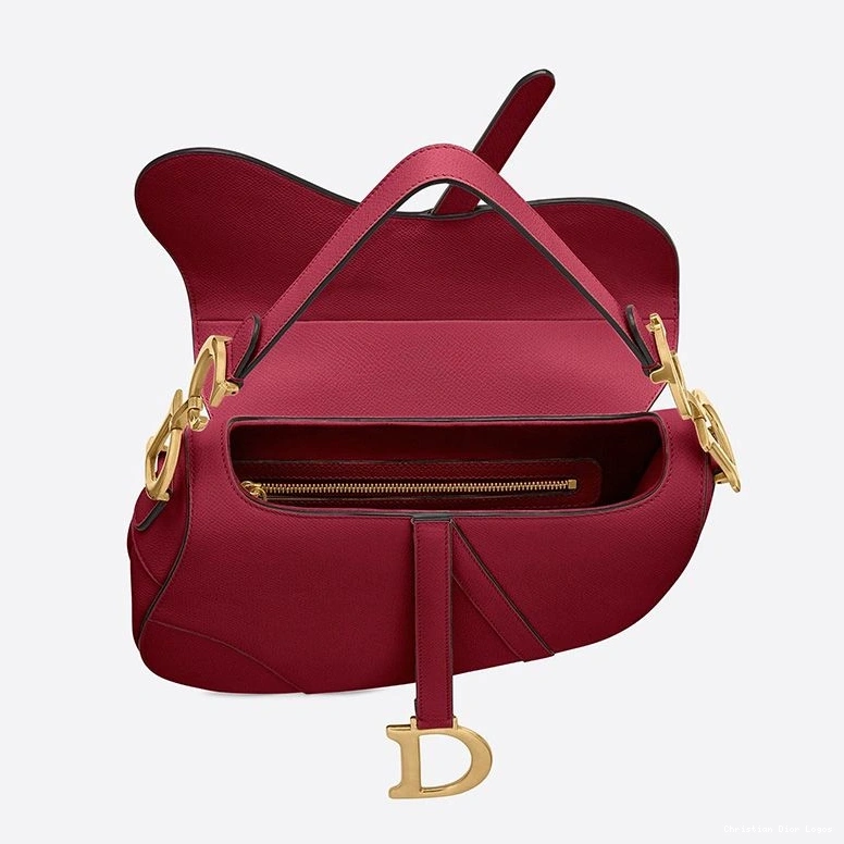 Cheap Red Saddle Grained Bag Dior Calfskin 0709 Luxury